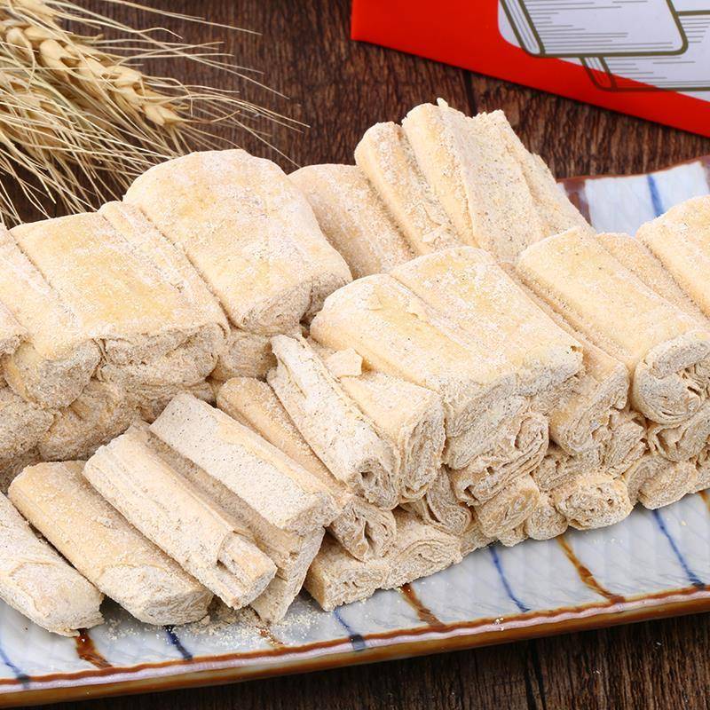 云南零食特产豆末糖3装盒通海牌黄豆芝麻豆制品孕妇零食包邮