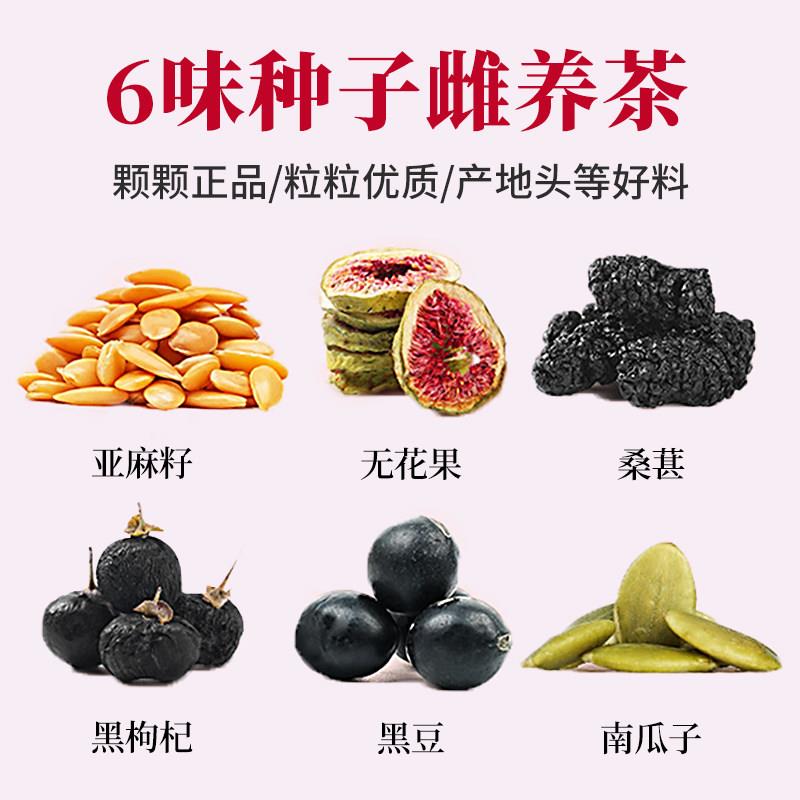 采购产品黄体酮滋养女性茶,亚麻籽,无花果,黑豆,黑枸杞,桑葚
