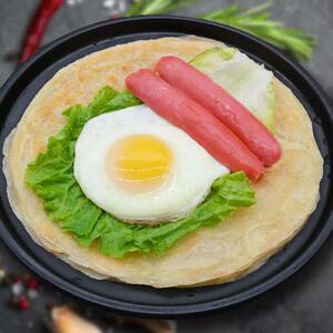 美粮坊正宗老上海葱油饼早餐半成品商用原味手抓饼皮煎千层饼速食