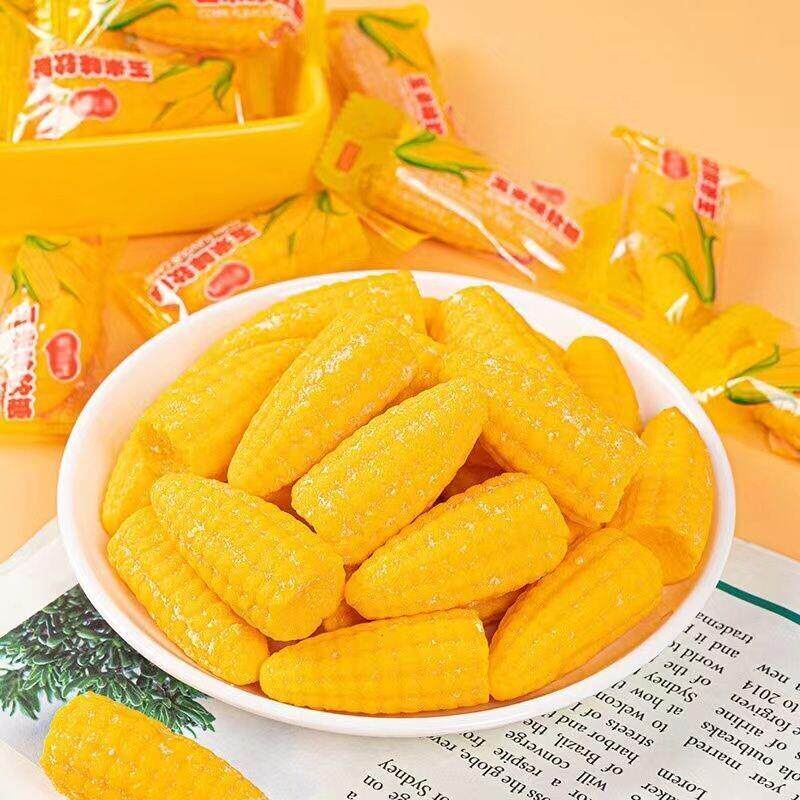 5斤玉米味软糖Q弹香甜传统糖果桔子糖喜糖年货零食100g