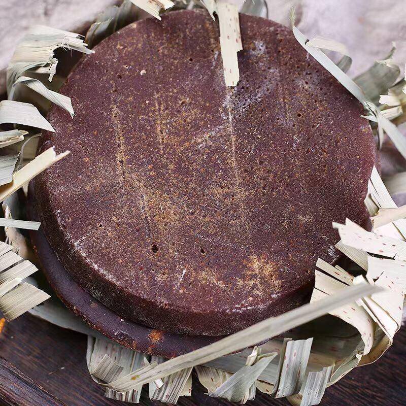 云巅源府叶子红糖古法手工熬制云南纯甘蔗真空包装家用500gx3饼