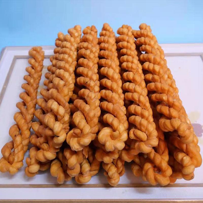 山西运城特产小吃零食稷山麻花香酥脆咸椒叶手工糕点2斤整箱包邮