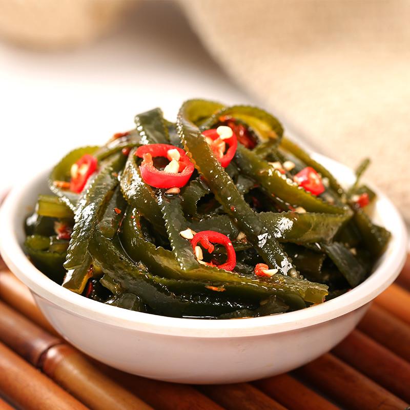 正宗香辣海带丝土豆片脆藕片120小包装袋卤味零食开味下饭菜