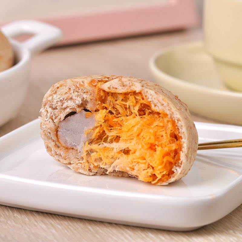正宗全麦芋泥肉松欧包紫薯咸口夹心无糖精馅手作零食代餐健身粗粮