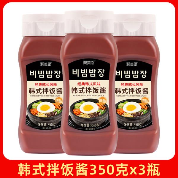 韩国石锅拌饭沙司旗舰店韩国风格拌饭沙司配米饭,辣椒酱,甜辣酱