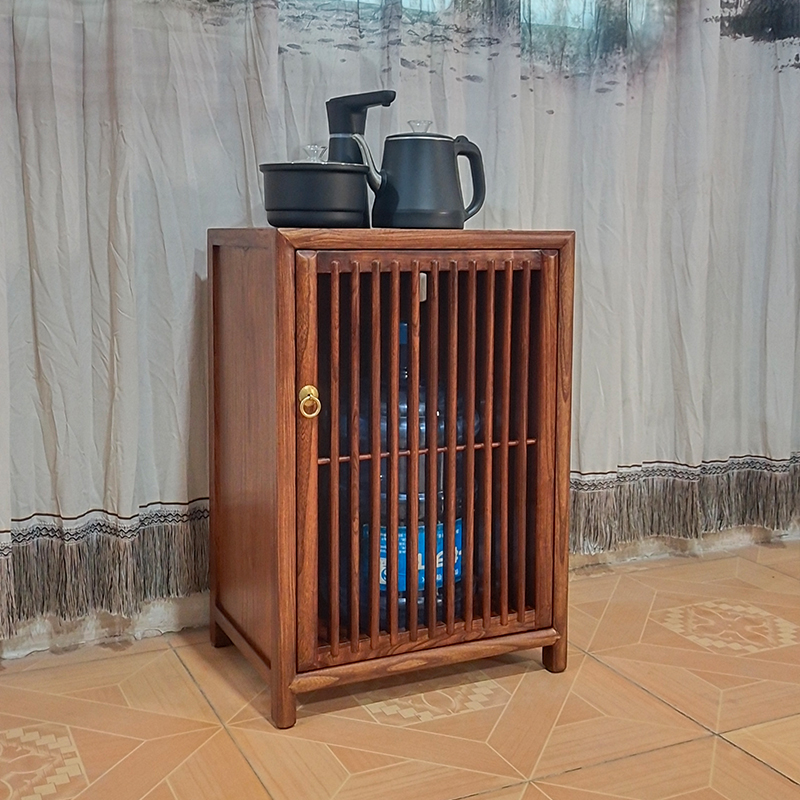 老榆木茶水柜新中式餐边柜实木柜