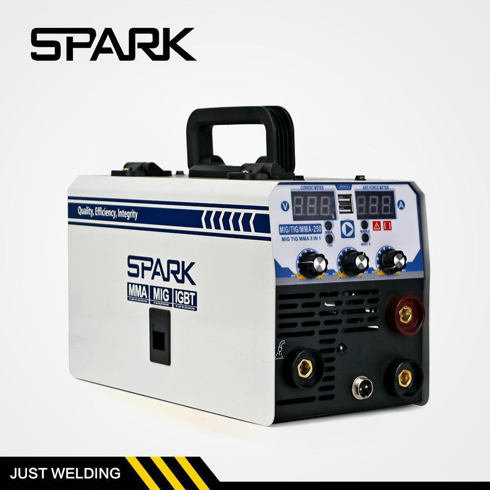 SPARK跨境气保焊机 家用220v电二保焊直无流焊台式二工业UBV焊机