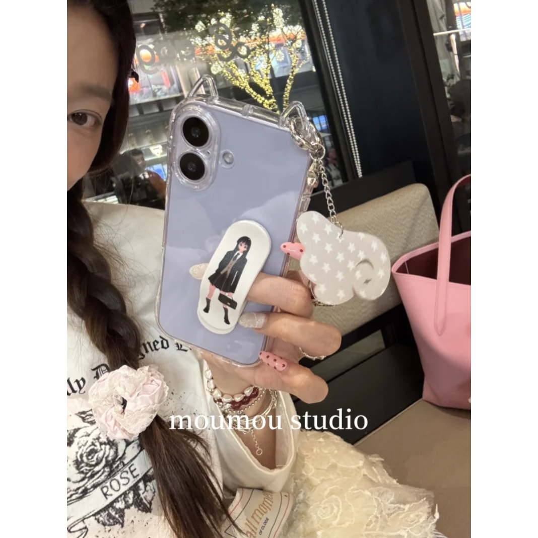 韩系ins可爱JK裙少女猫耳手机壳