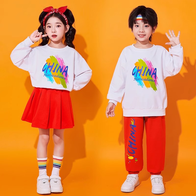 儿童服幼儿园舞蹈合唱表演小学生啦啦队操运动会方队服装表演服