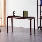 赞比亚血檀家具中式 条案条几客厅实木香案供桌非洲小叶紫檀玄关桌