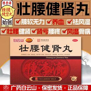 白云山陈李济壮腰健肾丸10丸祛风湿腰痛壮腰丸强身正品补肾中成药