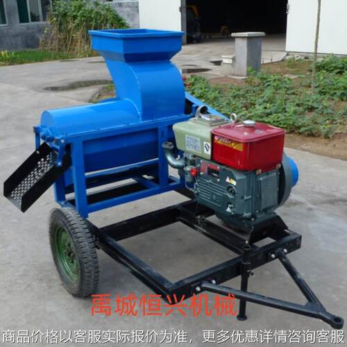 恒兴供应玉米脱粒机组 配套柴油机 汽油机 三项电机5TY-850