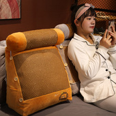 夏季 三角靠枕飘窗抱枕床头靠垫靠背卧室床上沙发学生寝室可拆洗