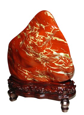 家居高档装饰观赏石天然红色石头南非红碧玉天然原石玉石摆件礼品