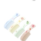 2把装 宝宝卡通水果塑料梳子学生平梳挑梳儿童扎头发小巧易携带