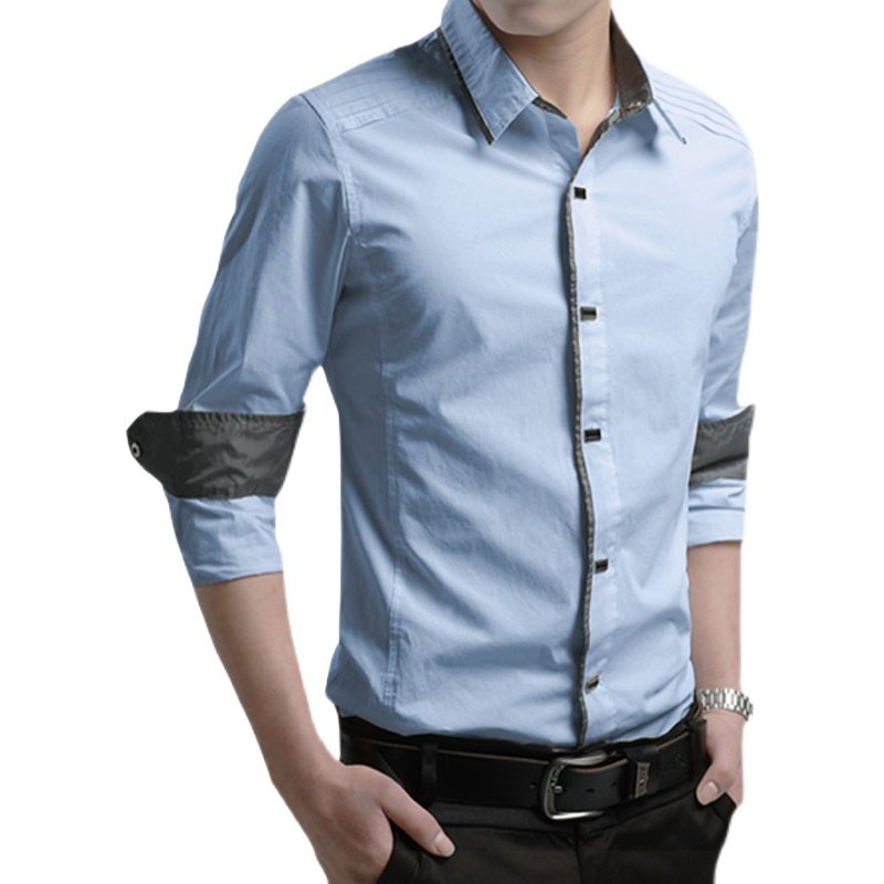 黑色衬衫衣男长袖秋冬季加绒加厚保暖西装打底内搭按扣铁扣衬衫土