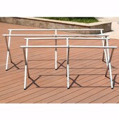 地摊架子摆货架夜市摆摊架便携折叠货架可伸缩服装 展示架摆摊神器