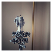 餐厅宴席陈列玄关摆件 包邮 橱窗 北欧乡村复古玫瑰烛台 烛光晚餐