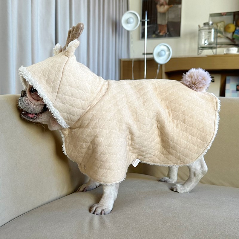 冬季狗狗猫咪睡觉保暖毛毯法斗巴哥比熊泰迪柯基斗篷披风衣服被子