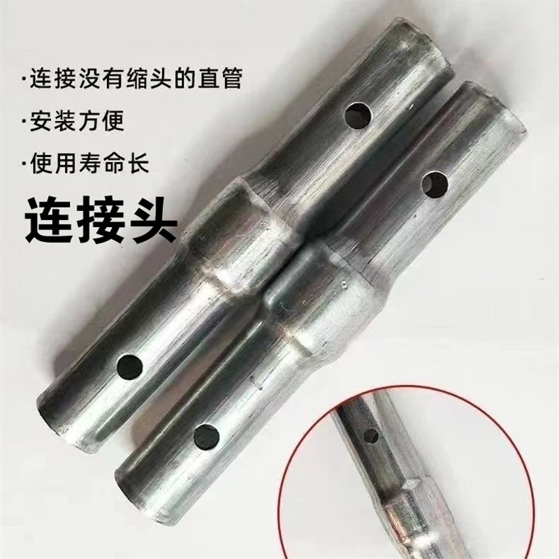 圆管接头镀锌管接头圆管卡扣管扣卷膜钢管接口对接口6分管连接件