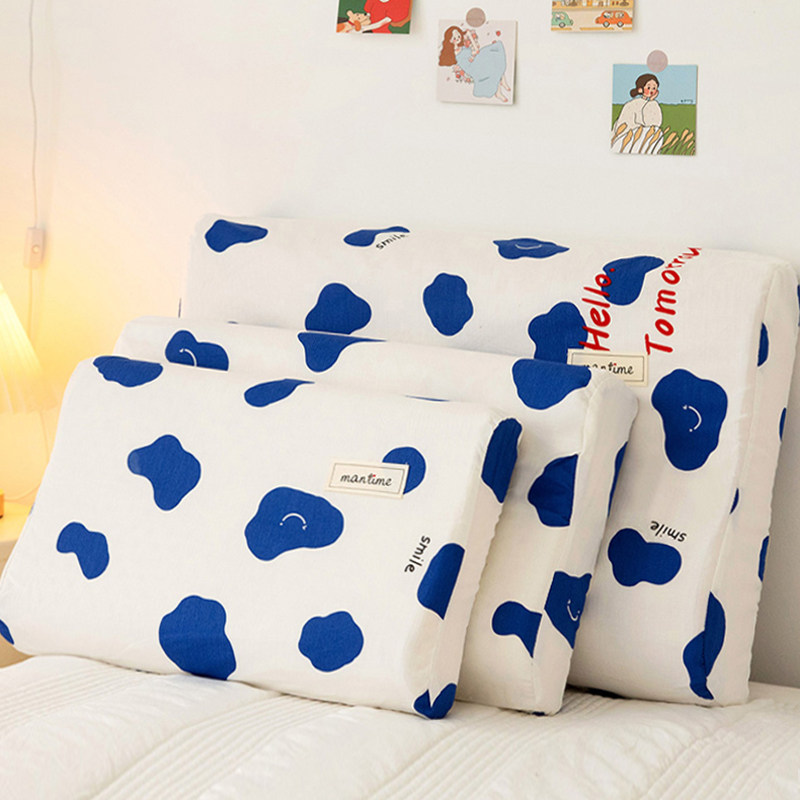 全棉水洗棉乳胶枕套一对装乳胶枕头套60x40水洗棉纯棉儿童50x30