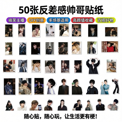 50张反差感帅哥男演员张翅贴纸