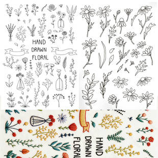 50组PVA材质水溶无纺布不干胶冷水可溶完全溶解无异味手艺人拓图DIY刺绣修补好帮手粘贴无忧易撕自粘