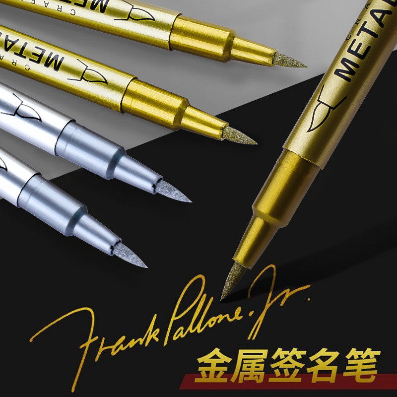 金属笔工艺笔金银色签字笔高光笔