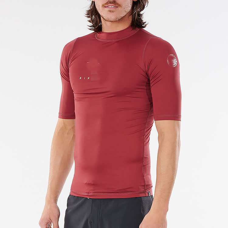 澳洲冲浪户外防晒UV防紫外线UPF50+高弹紧身衣泳衣水母衣短袖T恤