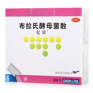 亿活 布拉氏酵母菌散6袋 成人和儿童腹泻肠道菌群失调