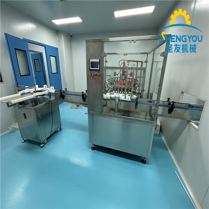 上海口服液瓶全自动洗瓶机 不干胶贴标机 口服液灌装封口生产线