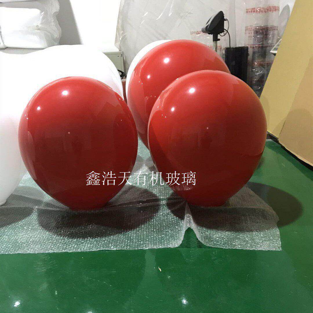 亚克力彩色气球空心球陈美异型装饰球圣诞模型道具球橱窗吊球