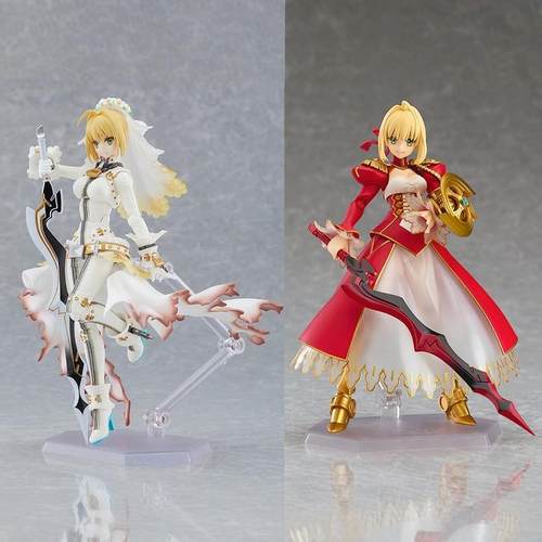 fate fgo saber 尼禄 婚纱 Max Factory figma 可动 正版 手办