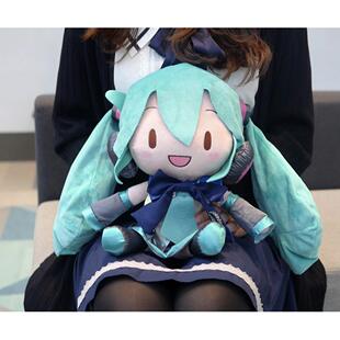 蝴蝶结初音 公式服 初音未来 32CM 毛绒 fufu 世嘉 sega 正版