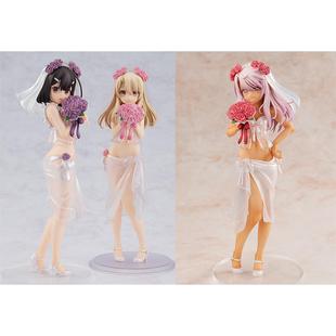 婚纱 伊利亚 手办 魔法少女伊莉雅 正版 克洛伊小黑 角川 美游