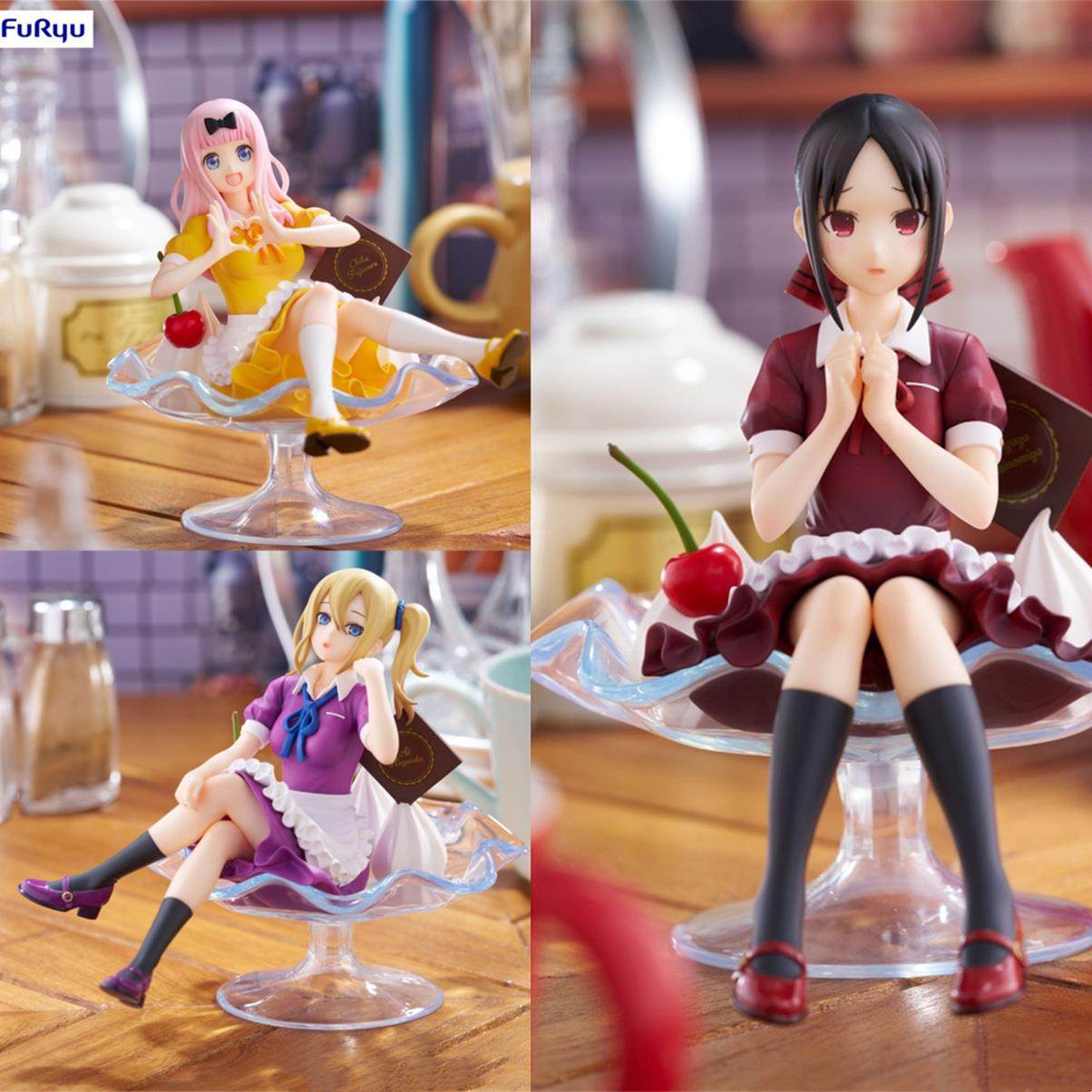 辉夜大小姐 四宫辉夜 藤原千花 早坂爱 甜点芭菲 furyu 正版 手办