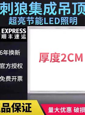 超薄 集成吊顶600x600led平板灯60x60面板灯石膏板矿棉板工程灯