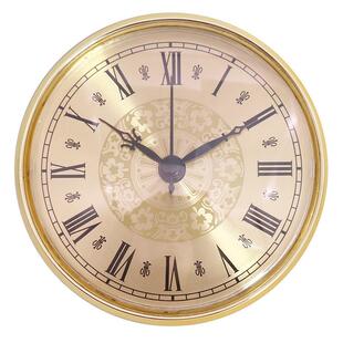 直径110mm石英钟头客厅创意台钟配件欧式工艺品装饰镶嵌式钟胆