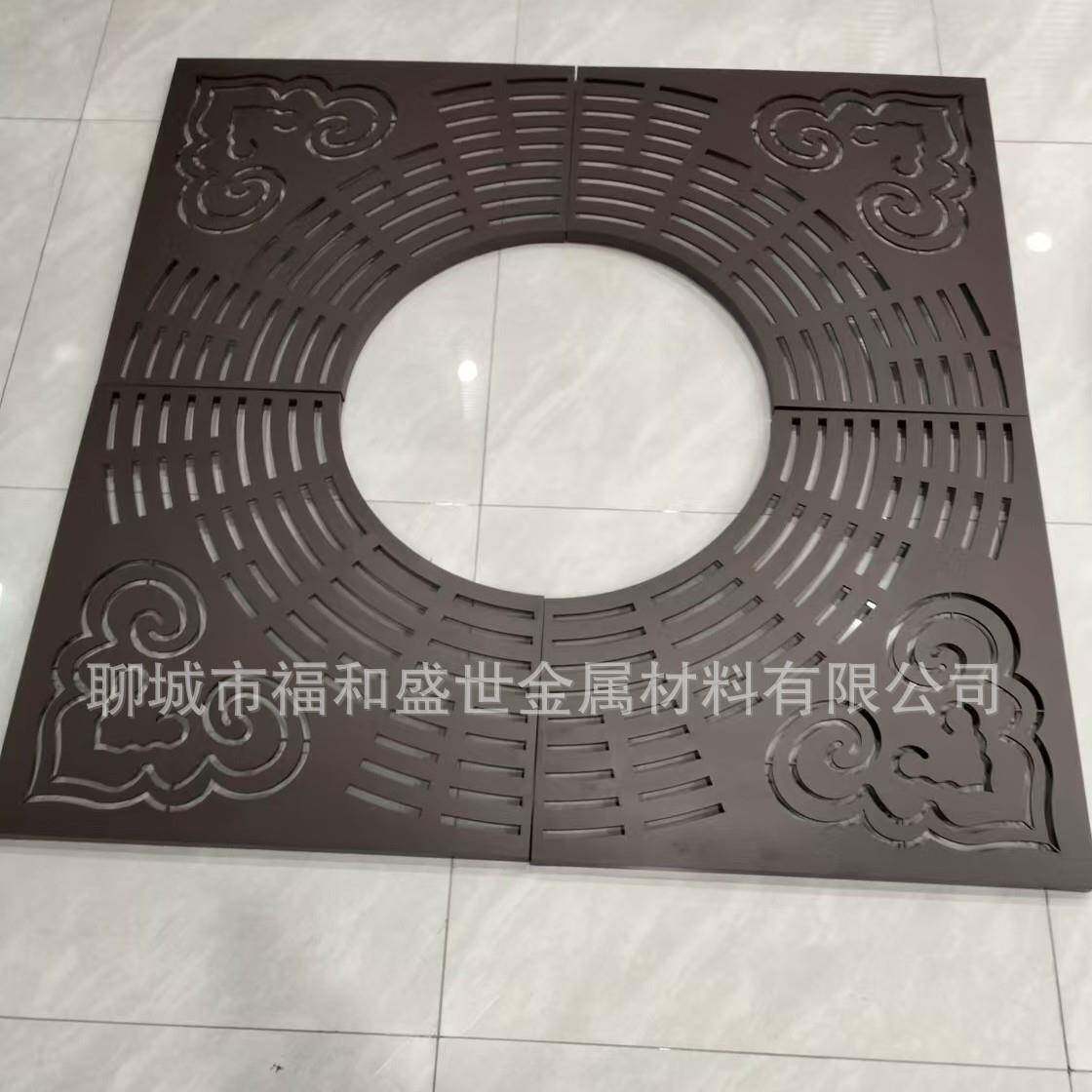 广州白云区不锈钢树围子钢板树池篦子铸铁护树板市政园林树池防护