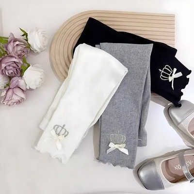 女童打底裤款裙子女儿童洋气百搭婴幼儿外穿裤薄款女童裤子打底裤