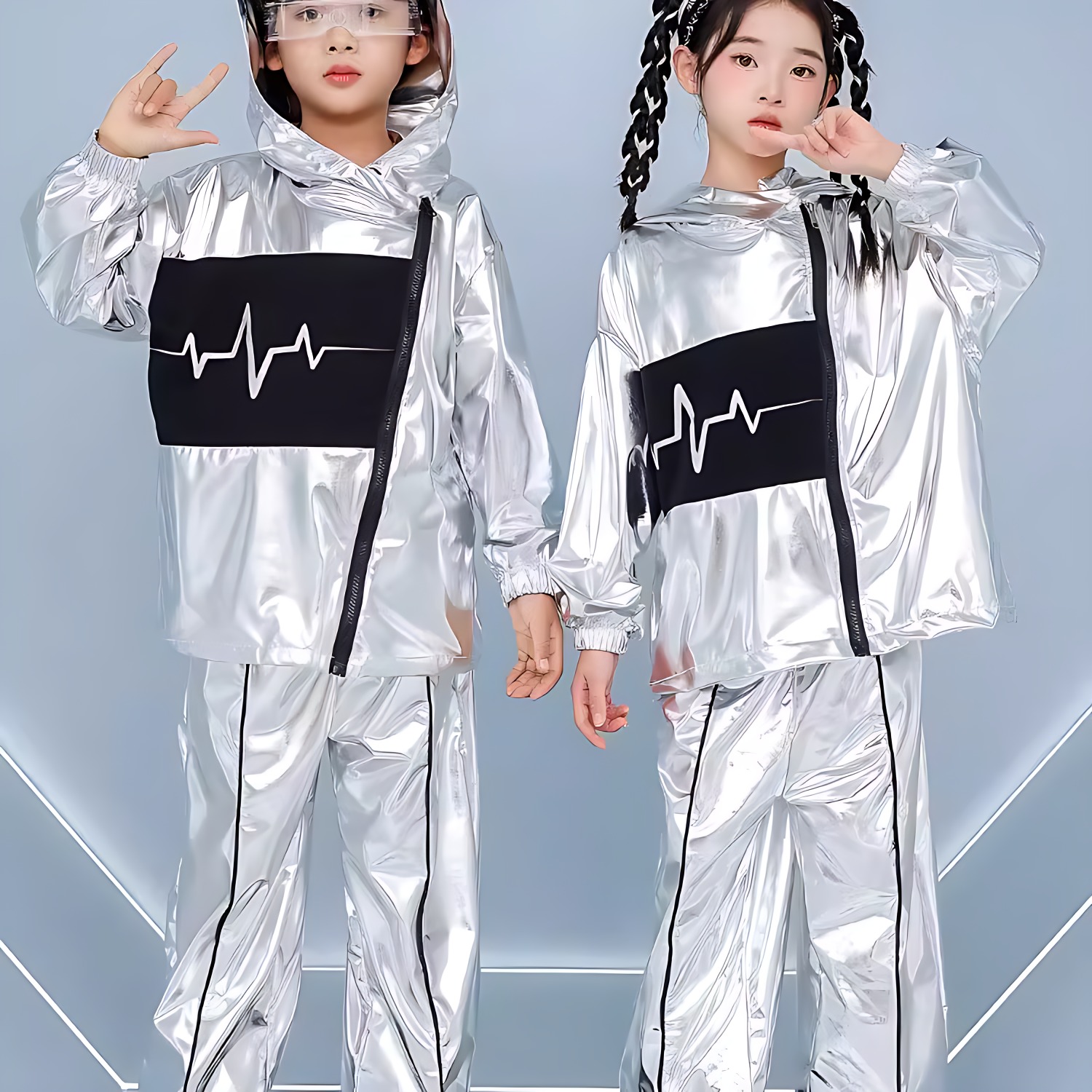 元旦儿童AI机器人表演服