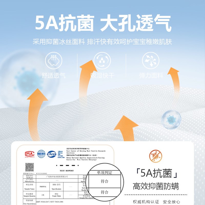 儿童安全座椅凉席通风坐垫吸风凉垫风扇通风降温夏季新款婴儿车垫