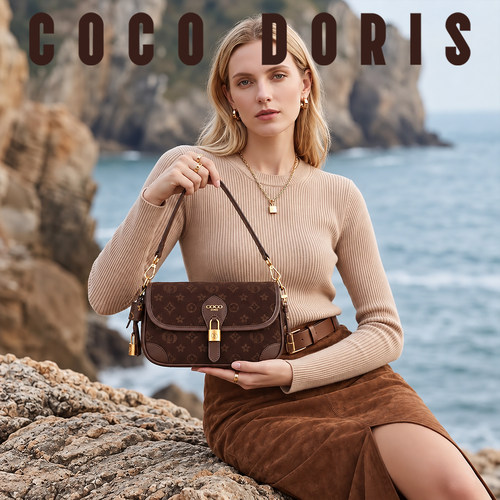 COCODORIS新款印花女法棍包包