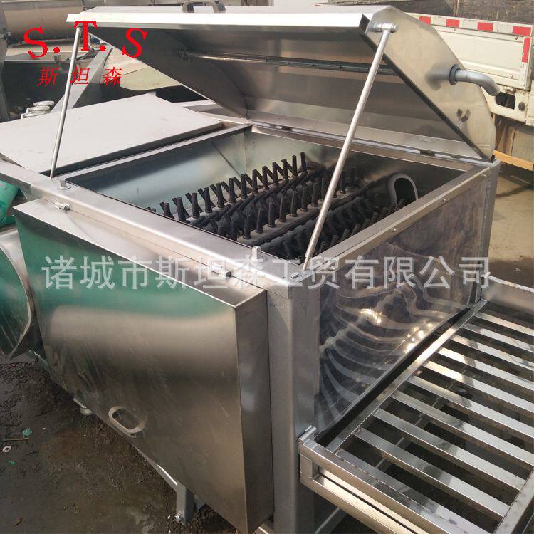 B鸡鸭鹅脱毛去毛效果好的家禽屠宰设备厂家 鸡鸭鹅脱毛机退毛机