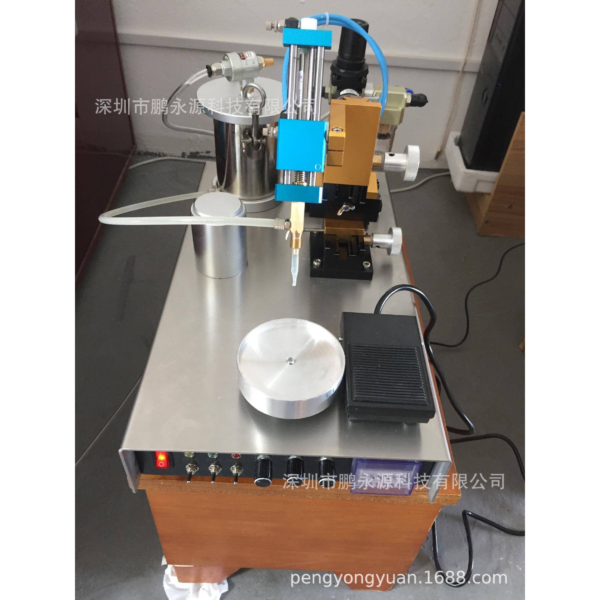 耳机音响微型喇叭点打胶机音膜打胶机圆形圆形小胶桶点胶机