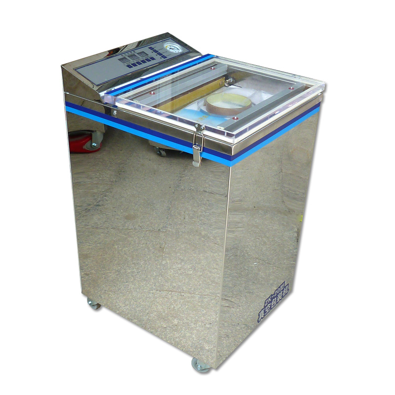 商用全自动抽空机大米杂粮茶叶食品封口机干湿两用双泵真空包装机