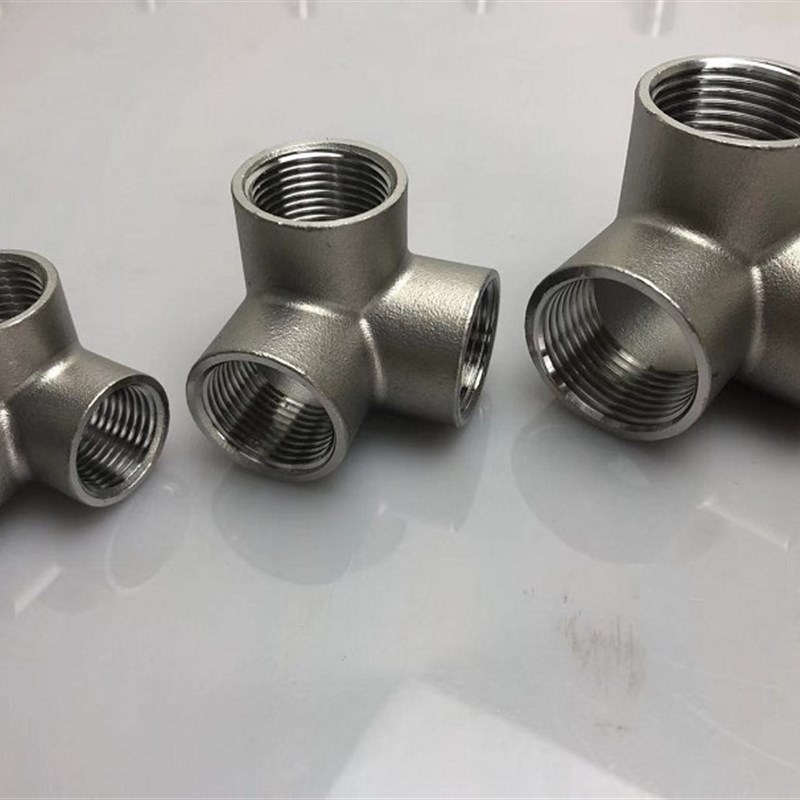 304不锈钢三通墙角立体三通DN15 4分6分2寸直角接头水管配件