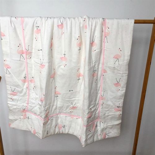 竹纤维棉被儿童小被子幼儿园空调被宝宝床品午睡棉被春秋薄被