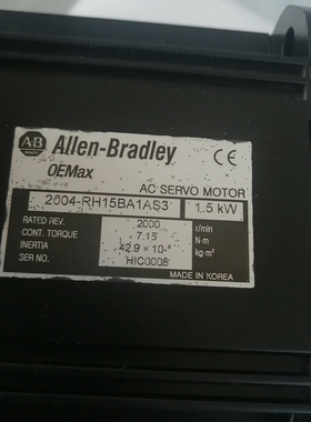 AB伺服电机2004-RH15BA1AS3实