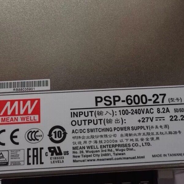 全新台湾明纬PSP-600-27 保证原装正品 诚心要的联系